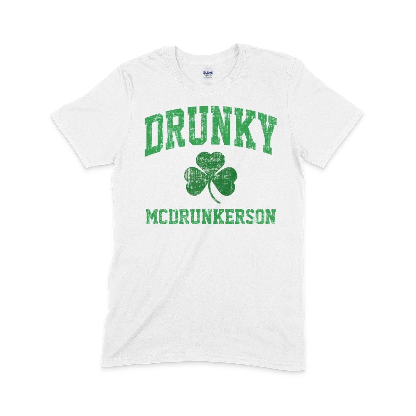 Irish / St Patrick's Day Drunky McDrunkerson Soft Cotton T-Shirt