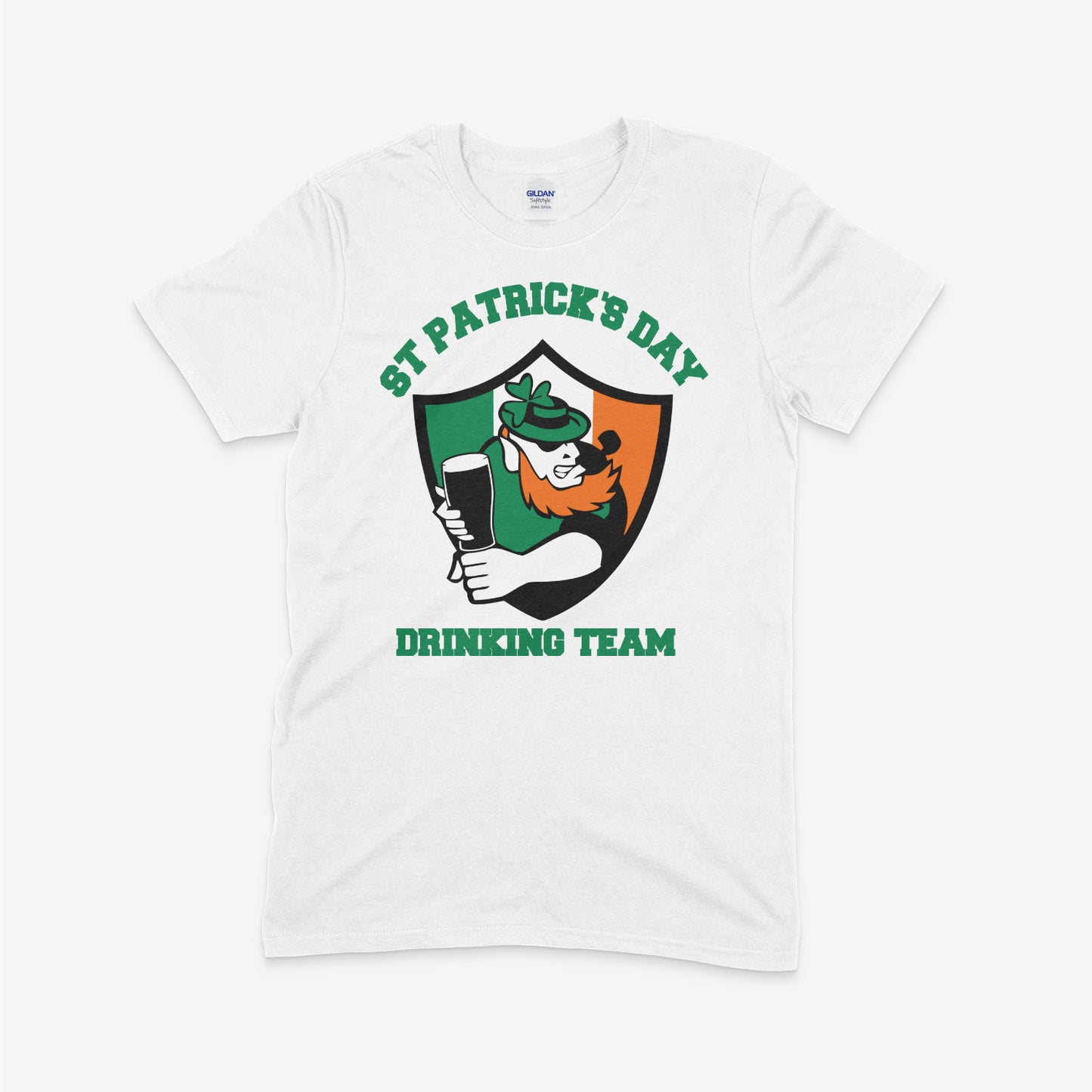 Irish / St Patrick's Day Drinking Team Soft Cotton T-Shirt