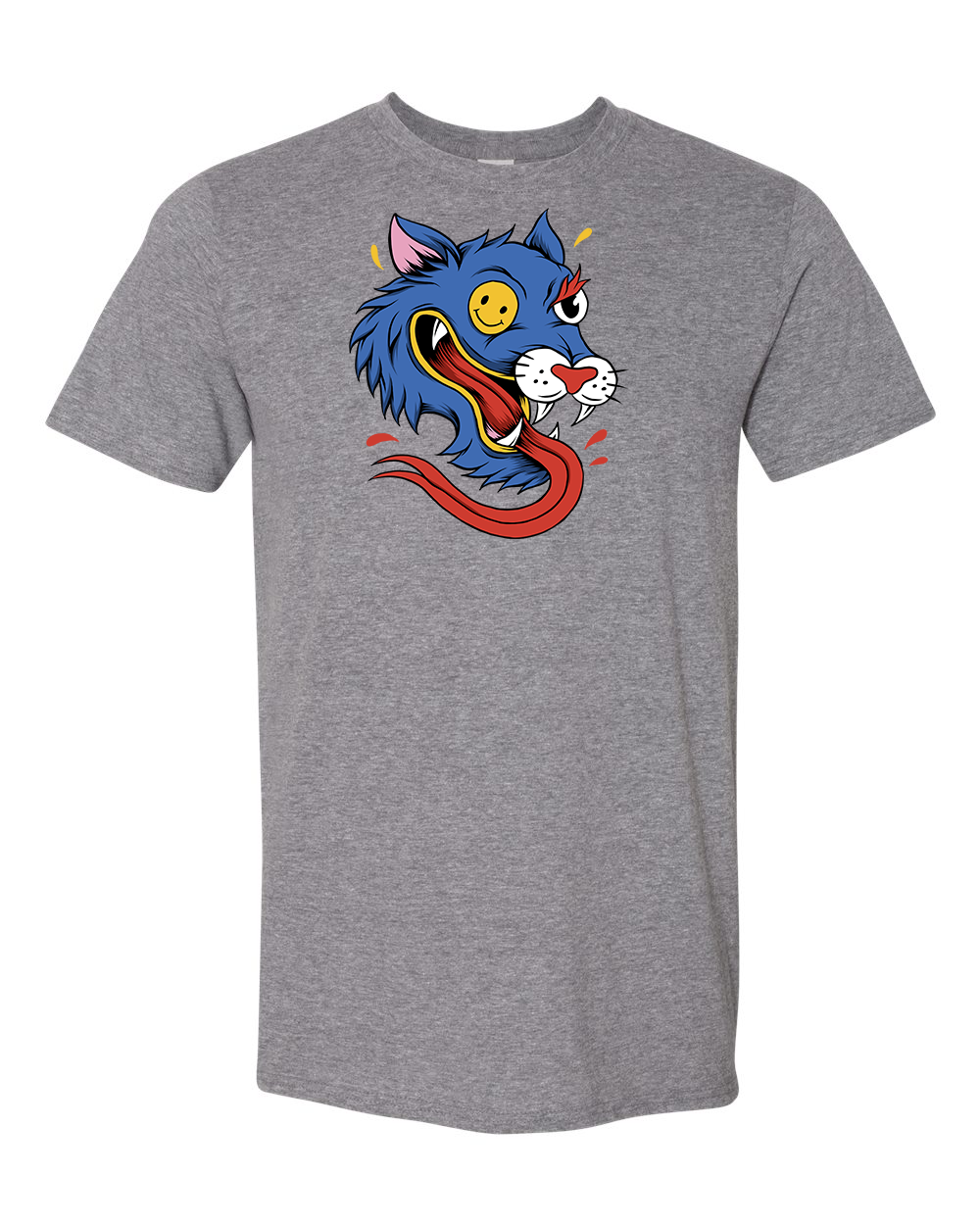 Crazy Wolf Soft Cotton T-Shirt
