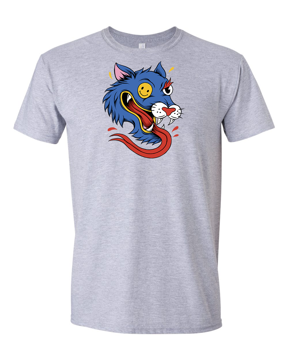 Crazy Wolf Soft Cotton T-Shirt