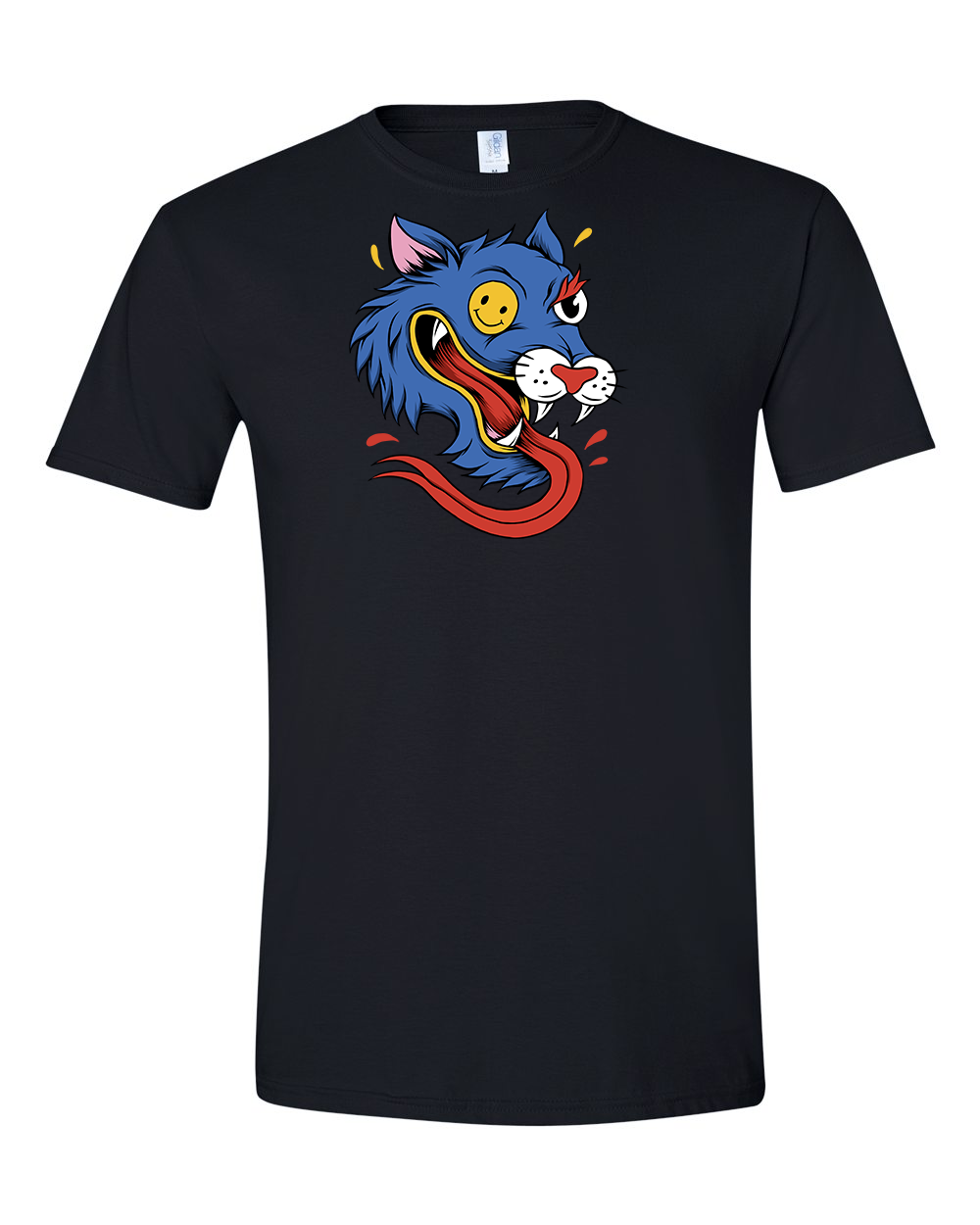 Crazy Wolf Soft Cotton T-Shirt