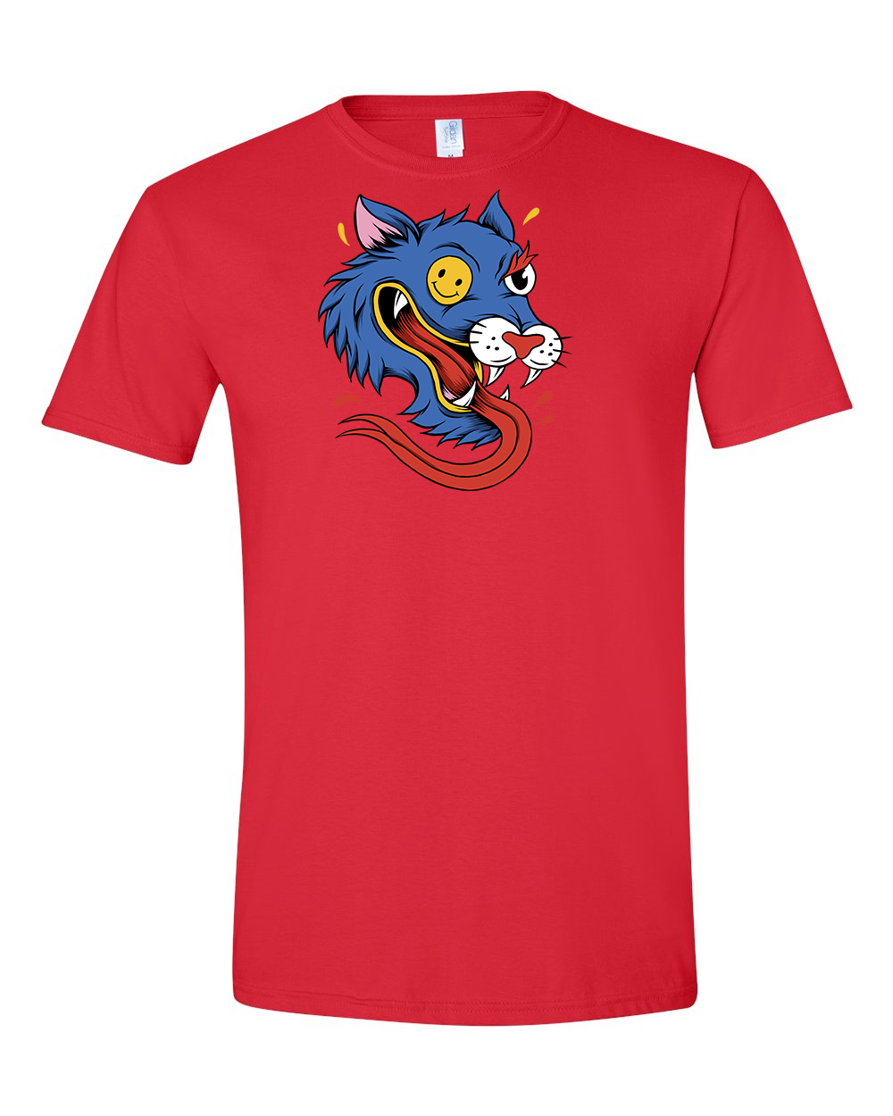 Crazy Wolf Soft Cotton T-Shirt