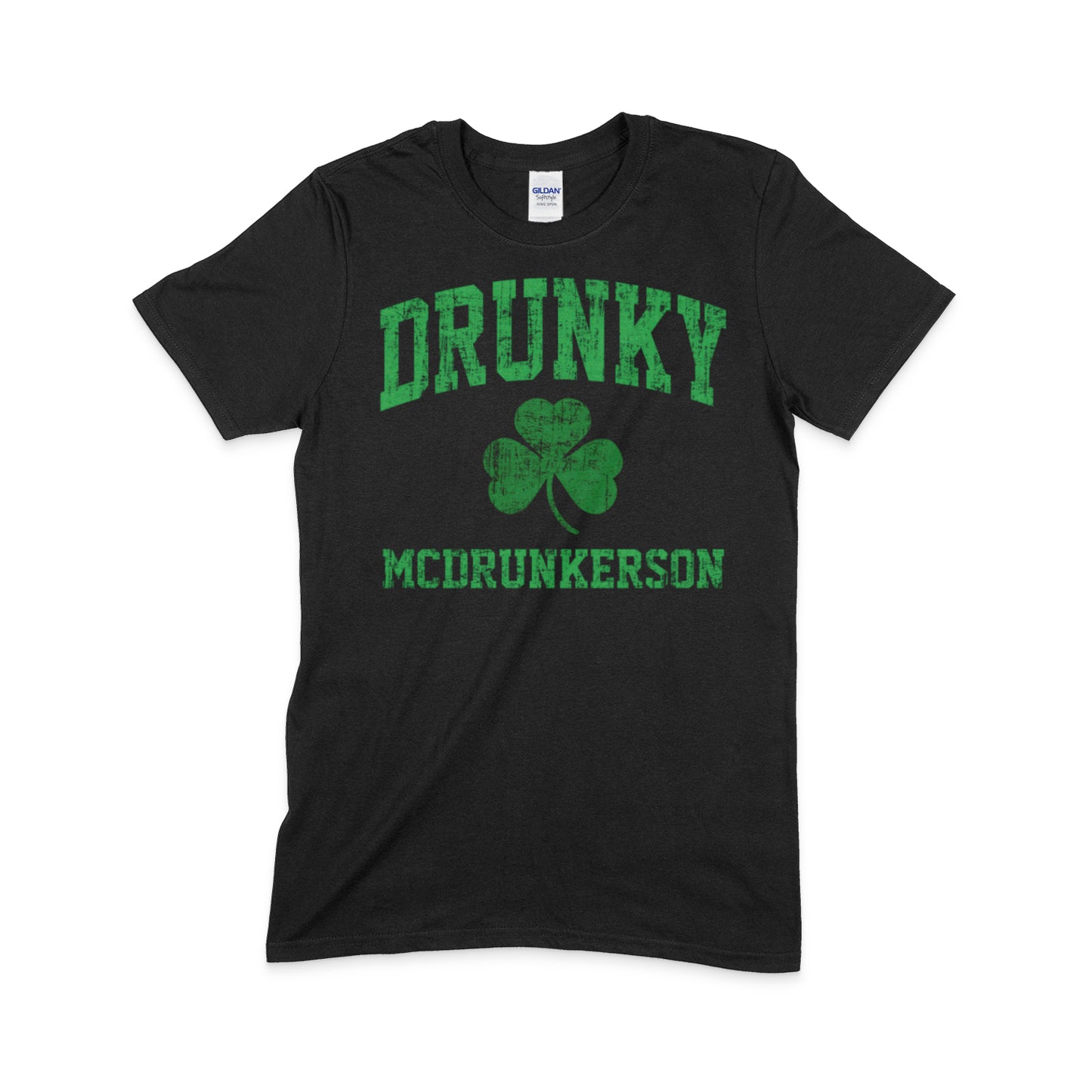 Irish / St Patrick's Day Drunky McDrunkerson Soft Cotton T-Shirt