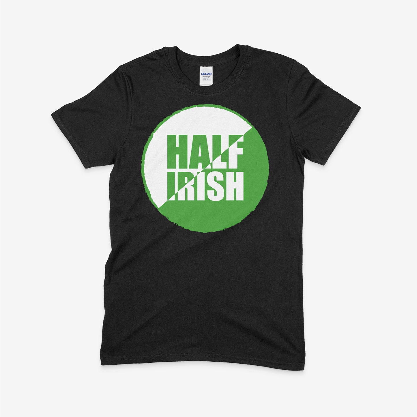 Irish / St Patrick's Day Half Irish Soft Cotton T-Shirt