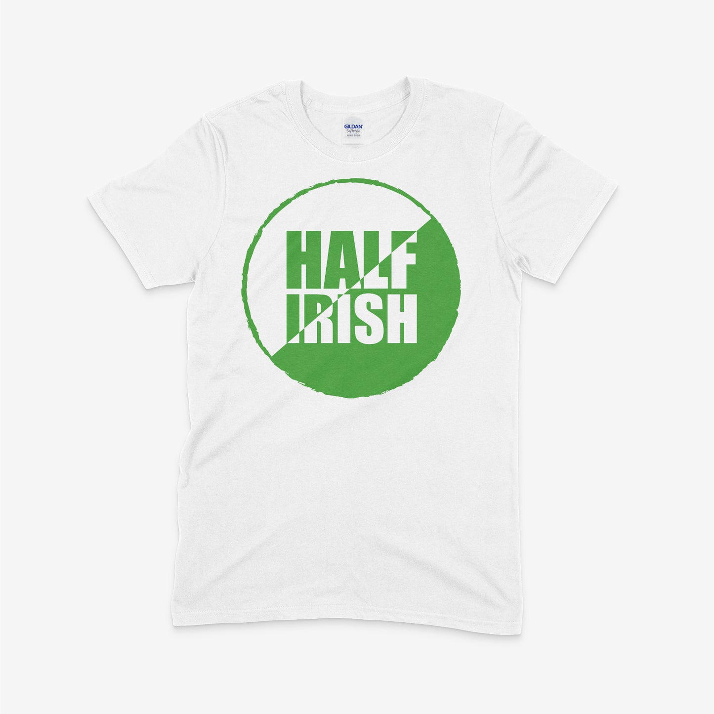 Irish / St Patrick's Day Half Irish Soft Cotton T-Shirt