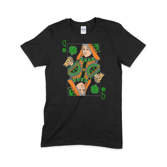 Irish / St Patrick's Day Queen of Clover Soft Cotton T-Shirt