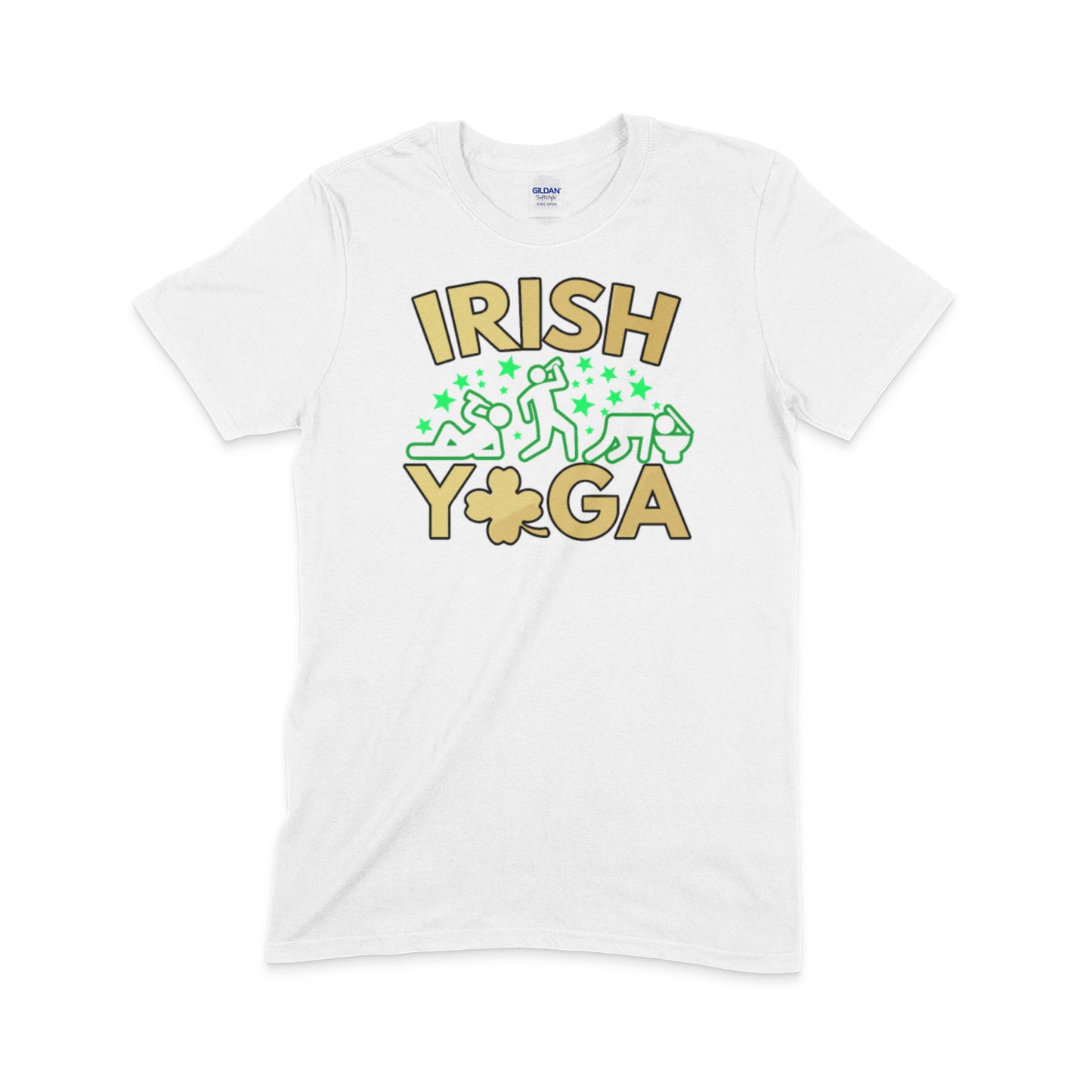 Irish / St Patrick's Day Irish Yoga Soft Cotton T-Shirt