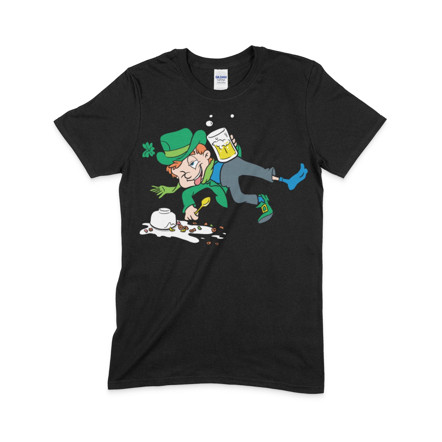 Irish / St Patrick's Day Unlucky Leprechaun Soft Cotton T-Shirt