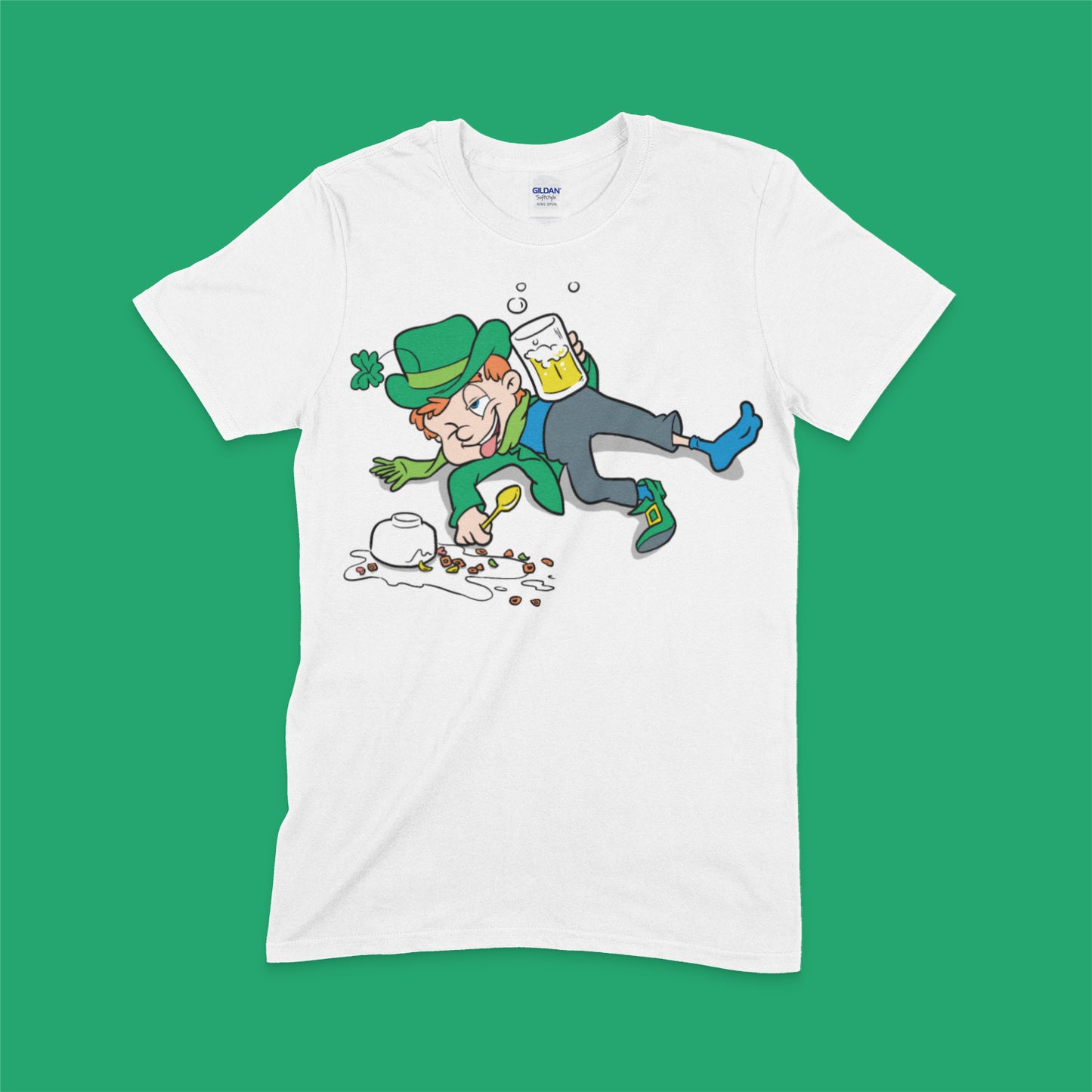 Irish / St Patrick's Day Unlucky Leprechaun Soft Cotton T-Shirt